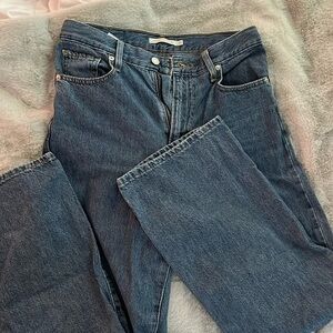 Levi’s high waisted wide leg jeans